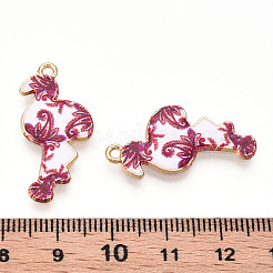 Pendenti in lega stampata color oro chiaro&nbsp;ENAM-N056-210G