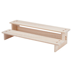 Supporto espositivo per giocattolo assemblato in legno a 2 livello&nbsp;ODIS-WH0025-206C