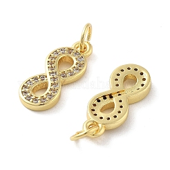 Ottone micro spianare pendenti zirconi&nbsp;KK-C092-10G