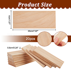 Unfertige Holzplatten&nbsp;DIY-WH0034-92B
