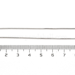 0.8 mm dicke Messing-Kettenhalsketten für Männer und Frauen&nbsp;NJEW-G160-19P