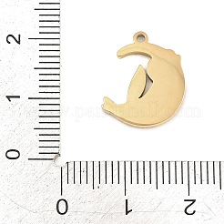 304 Edelstahl-Emaille-Anhänger&nbsp;STAS-P447-05C-G
