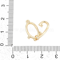 Pendentifs avec zircon cubiques à micro-pavés en laiton&nbsp;LS-ZIRC-P122-01E-G01