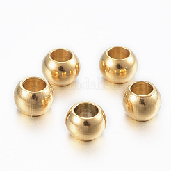 Ionenplattierung (IP) 304 Edelstahlperlen&nbsp;STAS-H394-02G