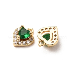 Ciondoli in ottone con micro pavé di zirconi per San Valentino&nbsp;CU-K002-38G-D