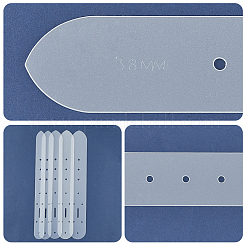 5 Stück PVC-Kunststoff-Gürtellochschablonen&nbsp;TOOL-CY0001-03