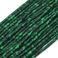Teints perles synthétiques turquoise brins&nbsp;G-D356-B02-01