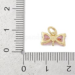 Liens de placage de rack en laiton avec zircone cubique de micro pave&nbsp;KK-Q028-14G