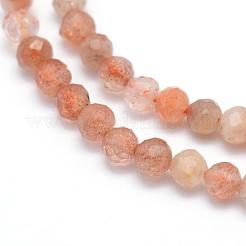 Sunstone naturale fili di perline&nbsp;G-E411-13A-3mm