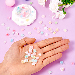 200 Stück 4 Stile leuchtende Decoden-Cabochons aus Harz&nbsp;RESI-TA0003-54