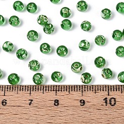 Picasso Backfarbe Glas Saatperlen Perlen&nbsp;SEED-N007-35E