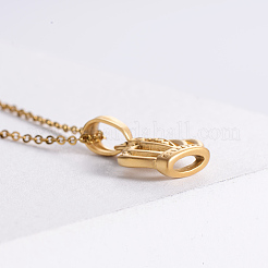 Collares colgantes de corona de acero inoxidable de estilo vintage&nbsp;SF4689