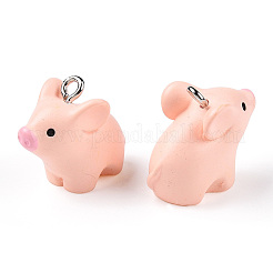Pendentifs en résine opaque&nbsp;RESI-CJC0021-08I