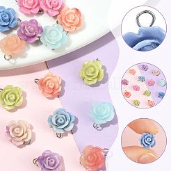 14 pendentif en corail synthétique bicolore&nbsp;PALLOY-FS00082