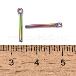 Placcatura ionica (ip) ciondoli in acciaio inossidabile 304&nbsp;STAS-Q323-03A-MC