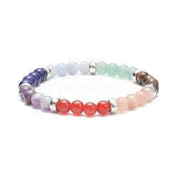 Runde Perlen-Stretch-Armbänder aus natürlichem Edelstein&nbsp;BJEW-JB09399