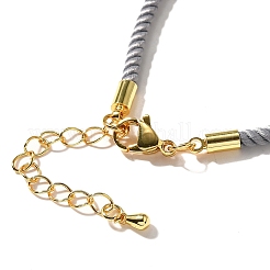 Fabrication de colliers en cordon de nylon Milan&nbsp;MAK-M028-01G-21