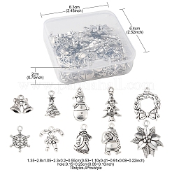 Pendenti in lega a tema natalizio 40 pz 10 stili&nbsp;FIND-FS0001-50