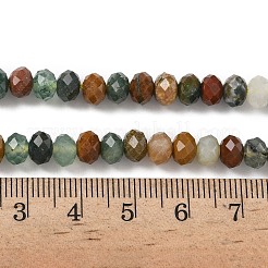 Natur Ozean Jaspis Perle Stränge&nbsp;G-D344-A07