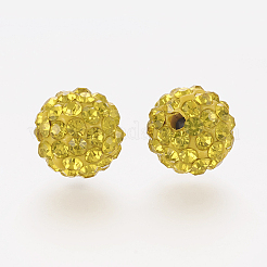 Polymer Ton Strass Perlen&nbsp;X-RB-K050-10mm-C29