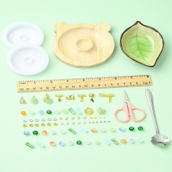 Kit de fabrication de bracelet en perles de verre à faire soi-même&nbsp;DIY-FZC0001-01A