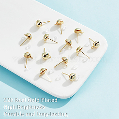 20 Stück Ohrstecker aus Messing&nbsp;KK-HY0001-13