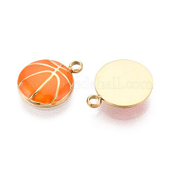 Pendentifs en acier inoxydable 304 émaillés&nbsp;STAS-T068-24