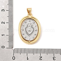 Pendentifs en laiton zircon cubique transparent&nbsp;CU-CBAB8F5-04G-02