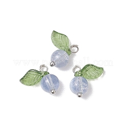 30 Stück Anhänger aus Crackle-Glas in 10 Farben.&nbsp;PALLOY-JF04168-02