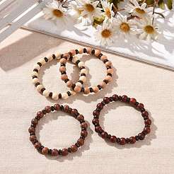 Ensembles de bracelets en perles de bois&nbsp;BJEW-JB09064