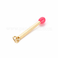 Ciondoli smaltato in ottone&nbsp;KK-S362-032F-NR