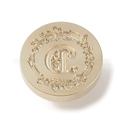Goldfarbener Wachssiegel-Stempelkopf aus Messing&nbsp;DIY-B079-01G-D