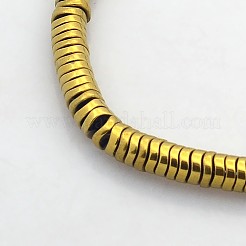 Electroplate non magnetici ematite sintetico fili di perline&nbsp;G-J216A-M