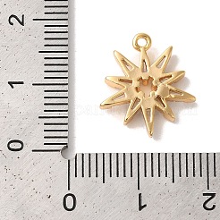Messing micro pave klare zirkonia anhänger&nbsp;KK-M294-07G-04