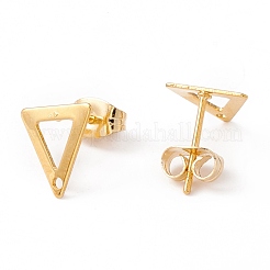 201 accesorios para pendientes de acero inoxidable con orificio&nbsp;EJEW-A071-29G