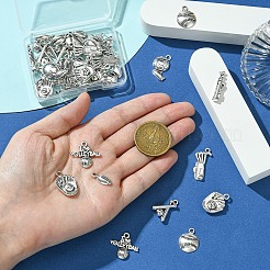40pcs 8 estilos colgantes de aleación de estilo tibetano&nbsp;FIND-YW0005-67