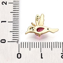Ottone micro spianare fascino zirconi&nbsp;X-KK-N261-11G