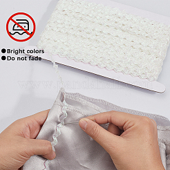 3 Rolle gewelltes Fransenband aus Polyester mit Glitzer&nbsp;OCOR-GF0004-45B