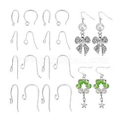 Crochets d'oreilles en 925 argent sterling&nbsp;STER-PH0002-50