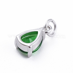 Pendentifs avec zircon cubiques à micro-pavés en laiton&nbsp;ZIRC-E164-64P-C