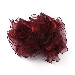 Ruban de dentelle plissée en polyester&nbsp;OCOR-WH0079-45B