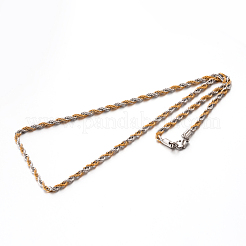 Collares de cadena de cuerda de acero inoxidable 304&nbsp;STAS-M174-014C