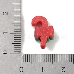 Cabochons en résine opaques sur le thème de Noël&nbsp;LS-RESI-H162-06H