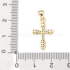 Ottone micro spianare pendenti zirconi&nbsp;KK-C162-104G