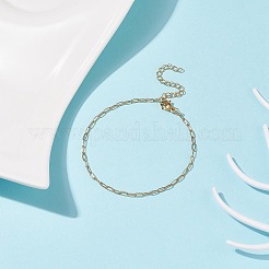 Bracelet chaîne trombone en acier inoxydable 304 pour femme&nbsp;X-BJEW-JB08325