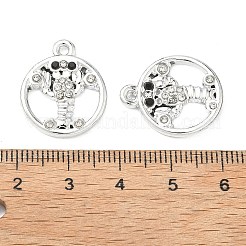 Legierung rhinestone-anhänger&nbsp;FIND-C087-01A-P
