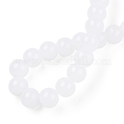 Nachahmung Jade Glasperlen &nbsp;GLAA-T032-J8mm-01