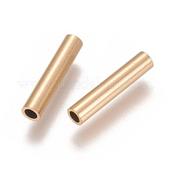 Ionenplattierung (IP) 304 Edelstahlrohrperlen&nbsp;STAS-L216-23F-G
