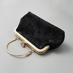 Sacs bandoulière en polyester à fermoir baiser&nbsp;ABAG-WH20002-22A