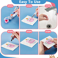 Papier de peinture texturé en mousse&nbsp;AJEW-GA0008-59
